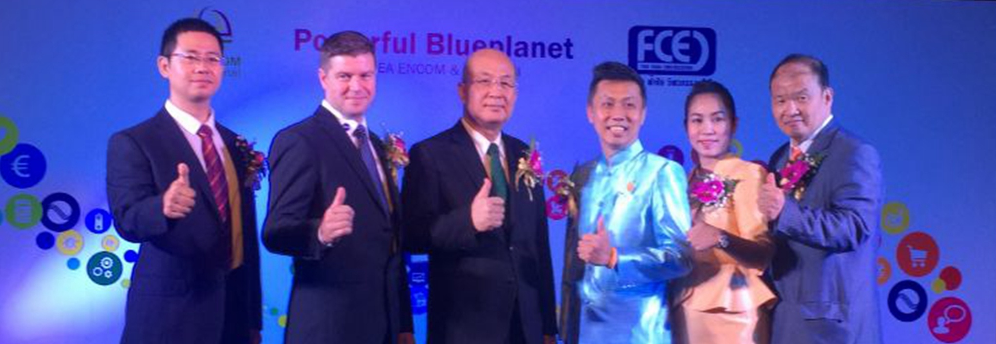 Powerful Blueplanet Press Conference by PEA Encom and FCE in Thailand in 2016