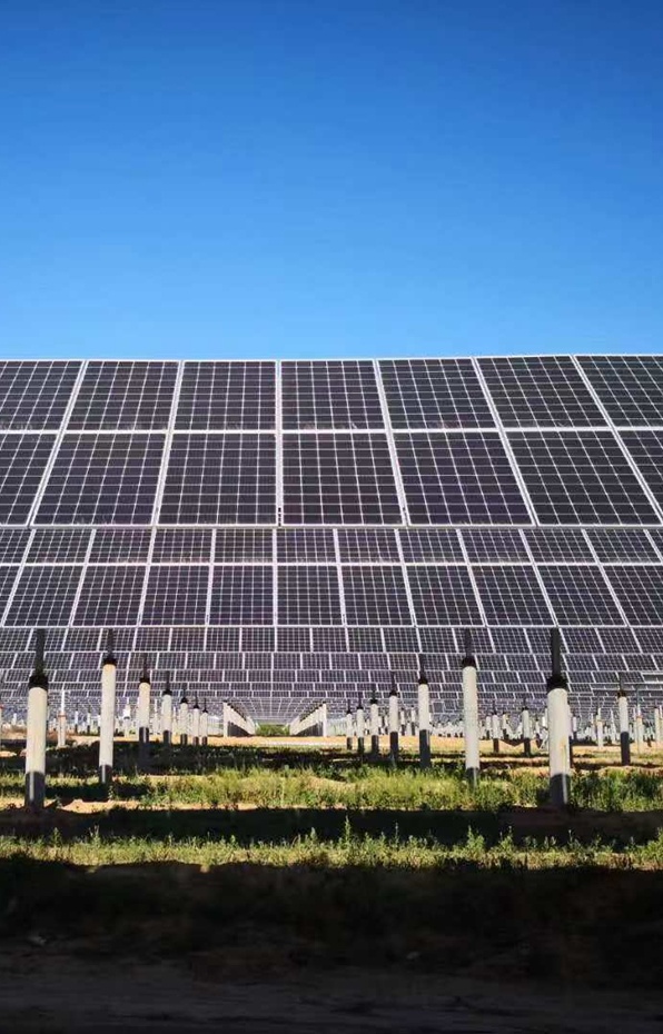 Clenergy EzTracker 55MW Solar Tracker Project Weinan Shanxi China