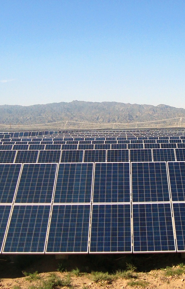 Clenergy Ground Mount PVezRack SolarTerrace I-B 52.6MW Solar Plant Jiayuguan Gansu China
