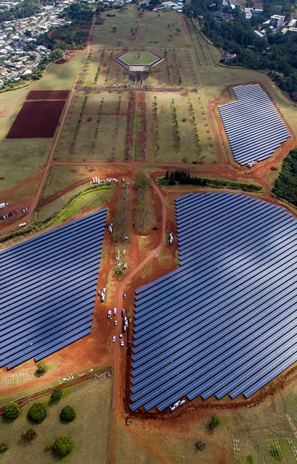 Clenergy Ground Mount PVezRack SolarTerrace II 7.8MW Solar Project Hawaii USA
