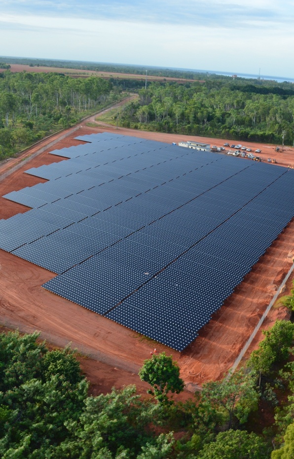 Clenergy Ground Mount PVezRack SolarTerrace V 1.7MW Solar Project Weipa Queensland Australia