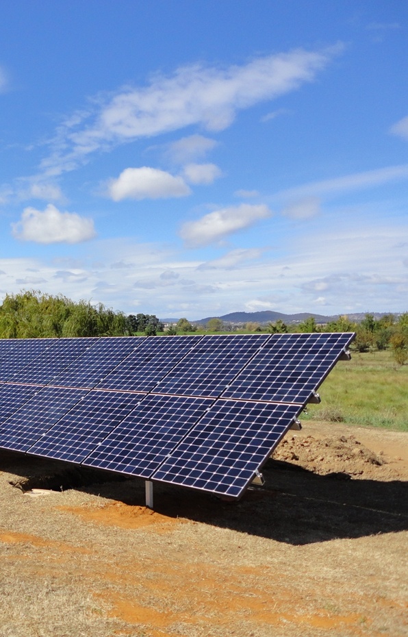 Clenergy Ground Mount Solar Project Canberra International Airport Australia