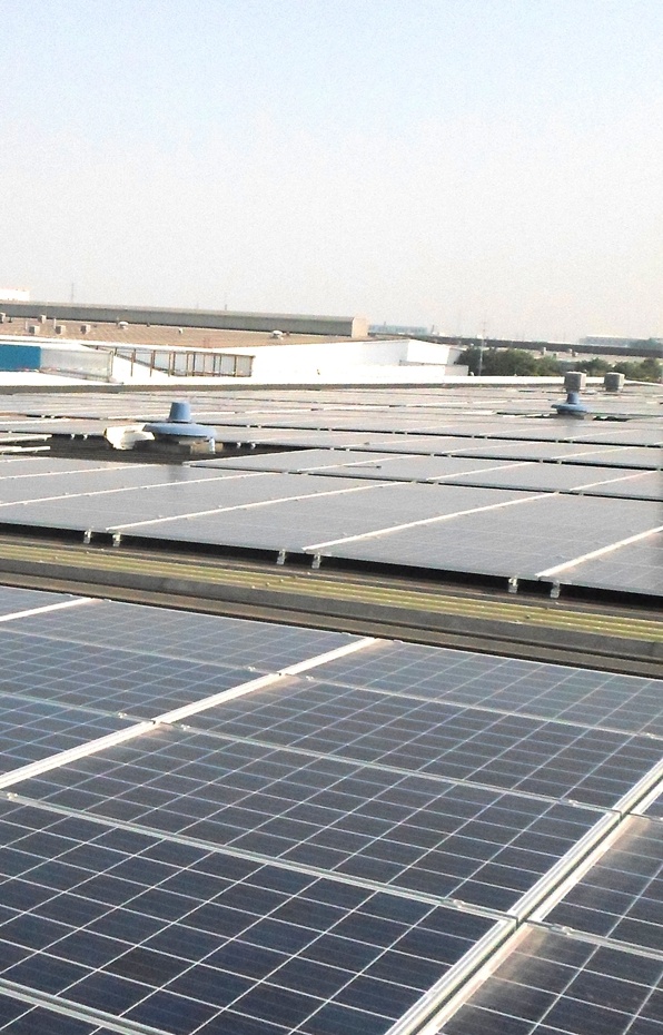 Clenergy Rooftop PVezRack SolarRoof Tin Roof 35MW Solar Project Guangzhou Guangdong China