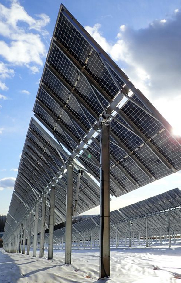 Clenergy EzTracker 1.4MW Solar Tracker Project in Hokkaido Japan