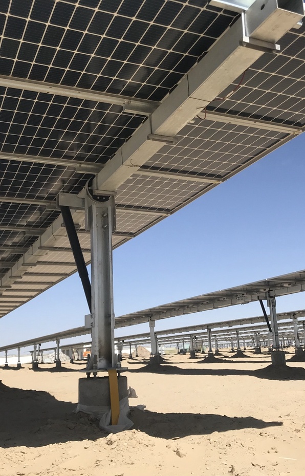 Clenergy EzTracker 16.8MW Solar Tracker Project Geermu Qinghai China