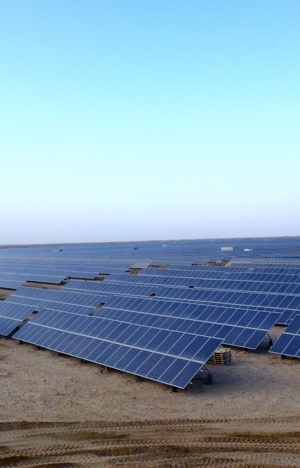 Clenergy Ground Mount 50MW Solar Plant Aksu Xinjiang China
