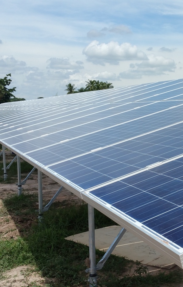 Clenergy Ground Mount PVezRack SolarTerrace I-D2 8MW Solar Project Nakhon Sawan Thailand