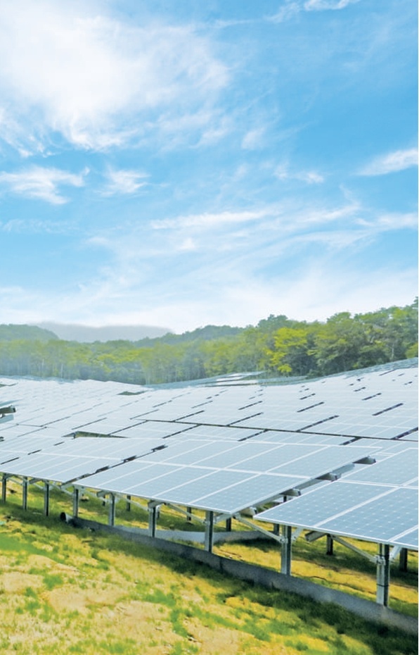 Clenergy Ground Mount PVezRack SolarTerrace II-F 40MW Solar Park Kawauchi Fukushima Japan