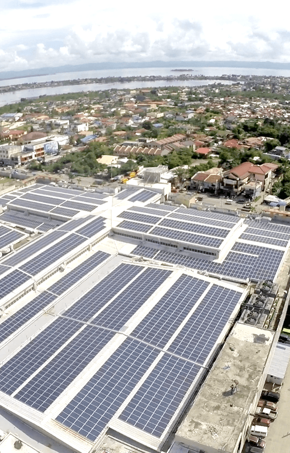 Clenergy Rooftop PVezRack SolarRoof 1.19MW Solar Project Robinson Tacloban Philippines