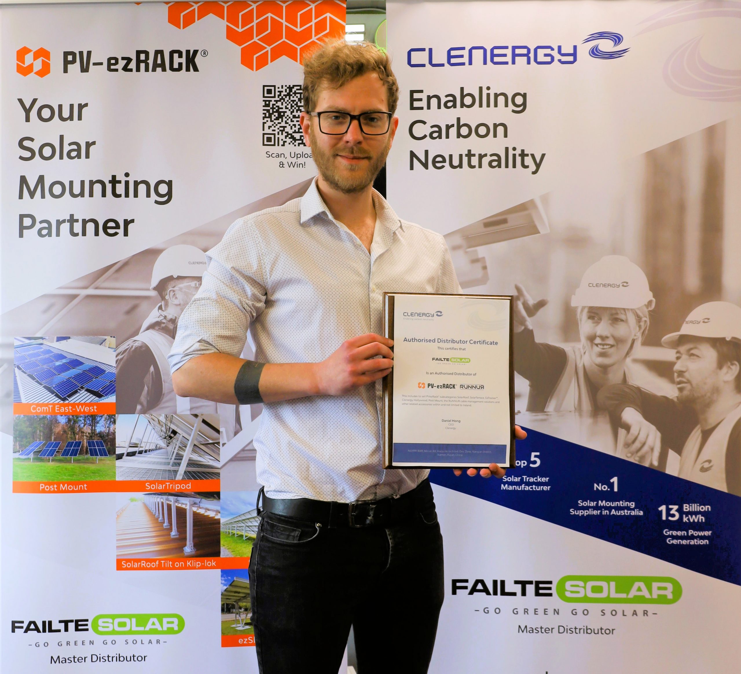 Banner Image - Failte Solar - Sales Director - Certificate
